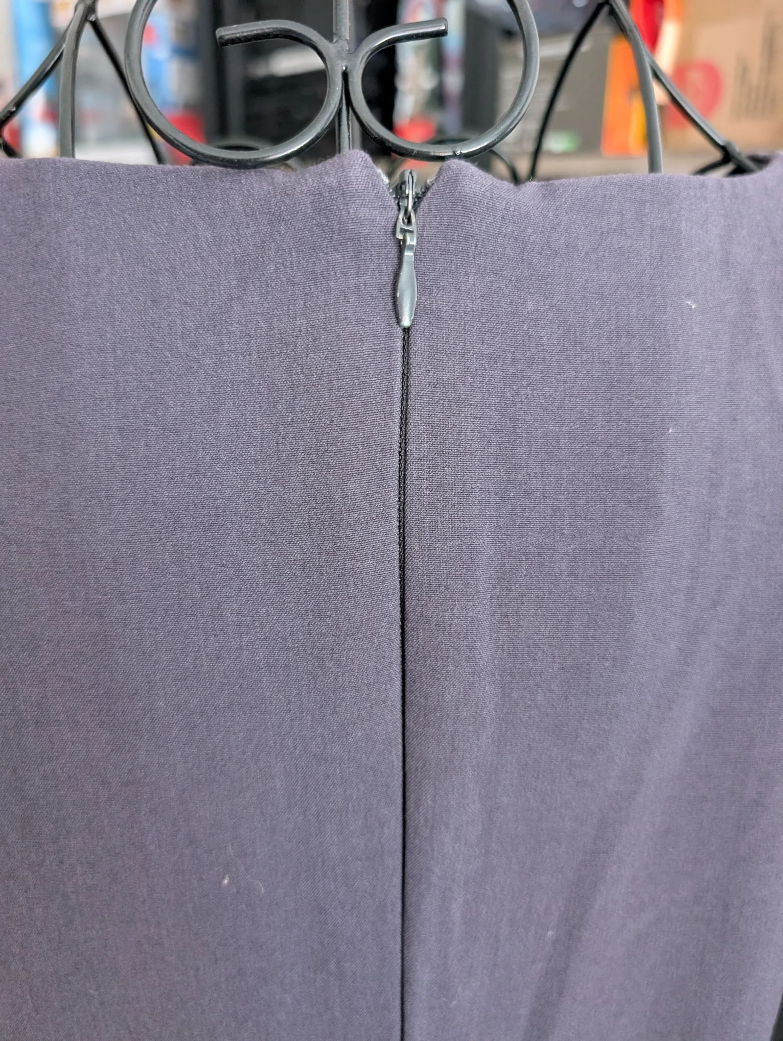 Magnífico Vestido bicolor preto e cinza Happy D. by Damart - Tamanho 48 – photo 6